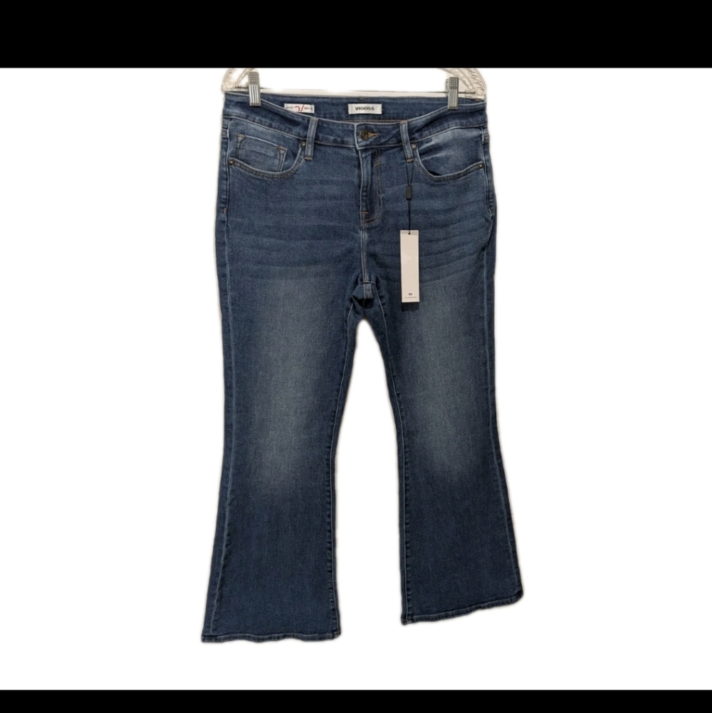 NWT Vigoss Marley Boot Cut Denim Blue Jeans 30 Western 90s Y2K Grunge #7111